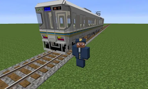 我的世界自动火车简单制作教程