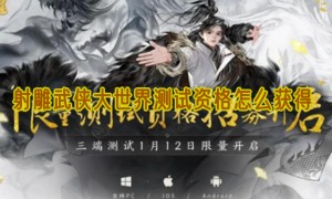 射雕武侠大世界测试资格怎么获得