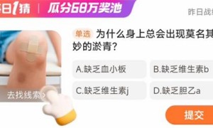 为什么身上总是会出现莫名的淤青